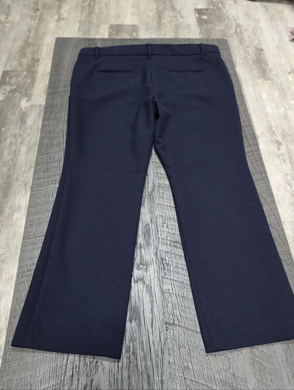 Ann Taylor Navy Wide-Leg Petite Dress Pants (Size:14p) - Picture 7 of 7
